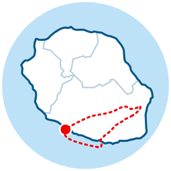 Carte de La Réunion